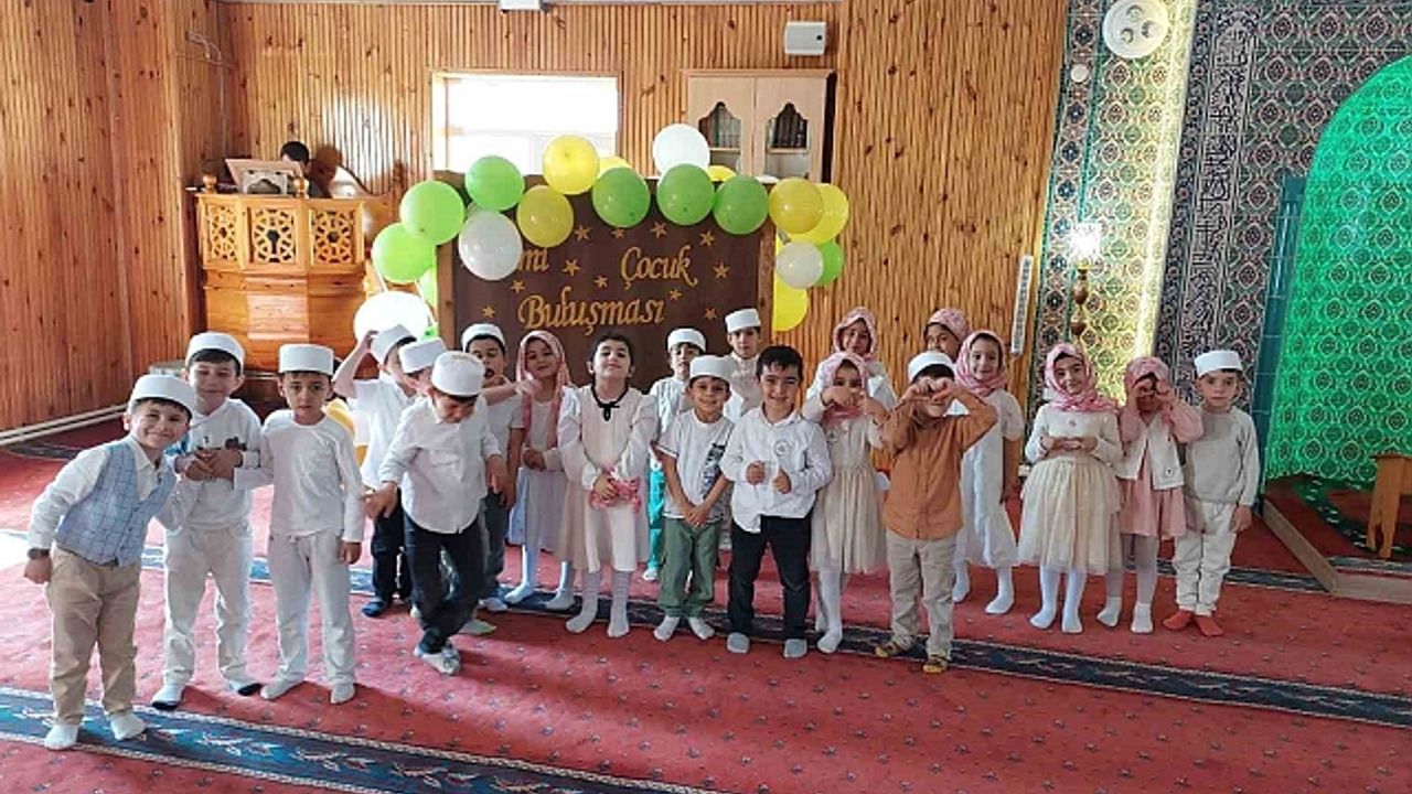 Camii çocuk buluşması gerçekleştirildi