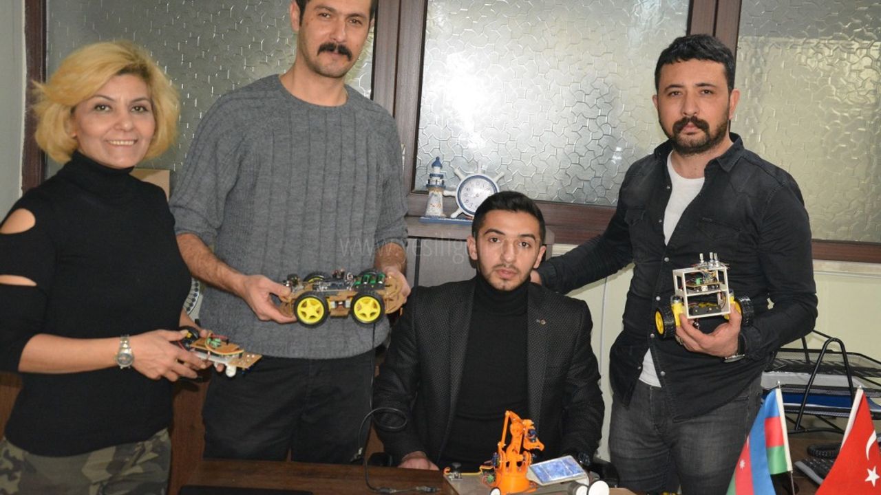 AZERBAYCANLI ÖĞRENCİ  ROBOTİK  ÇALIŞMALARINA DESTEK BEKLİYOR