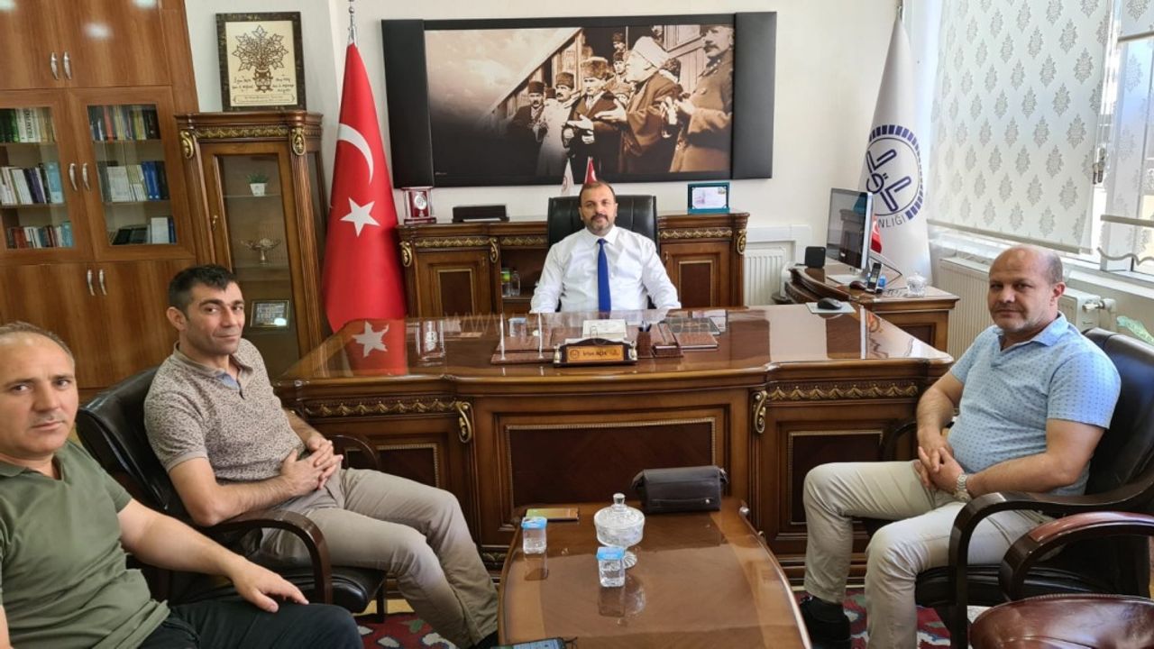 İl Müftüsü İrfan AÇIKa  Gazetecilerden Ziyaret