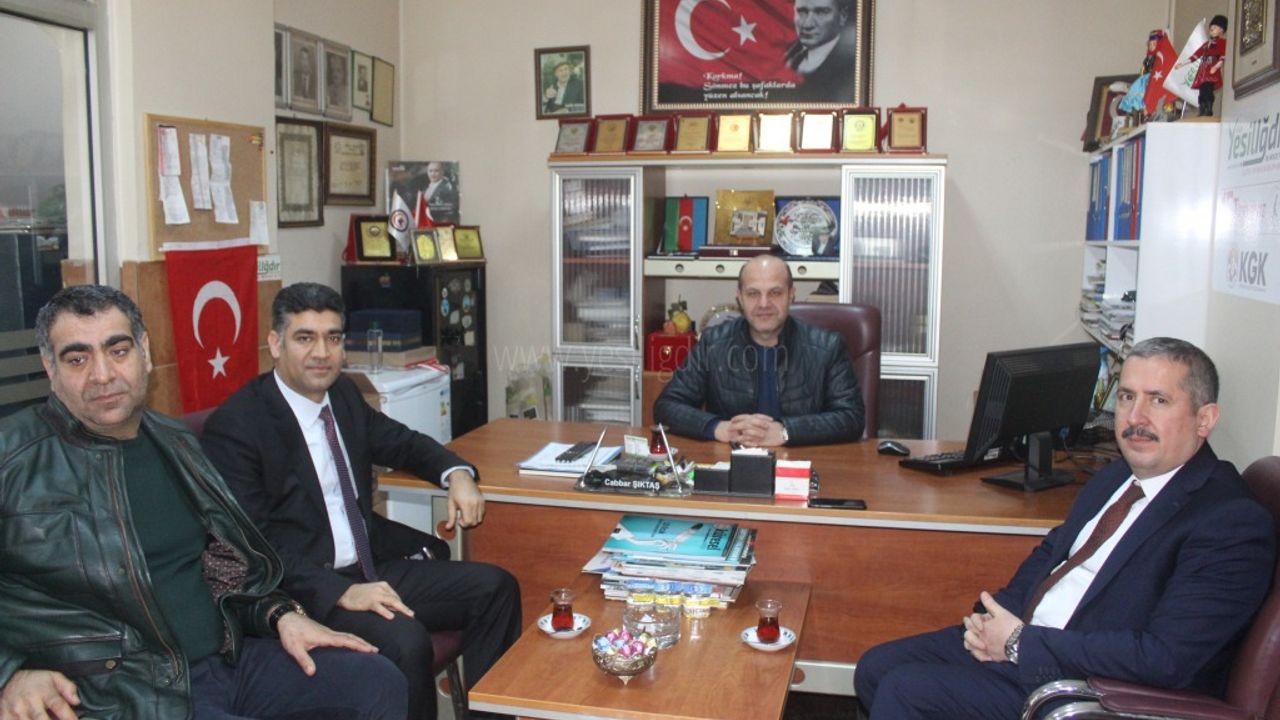 Ak Parti İl Koordinatörü Gürcan ve İl Başkanı Ayazdan Nezaket Ziyareti