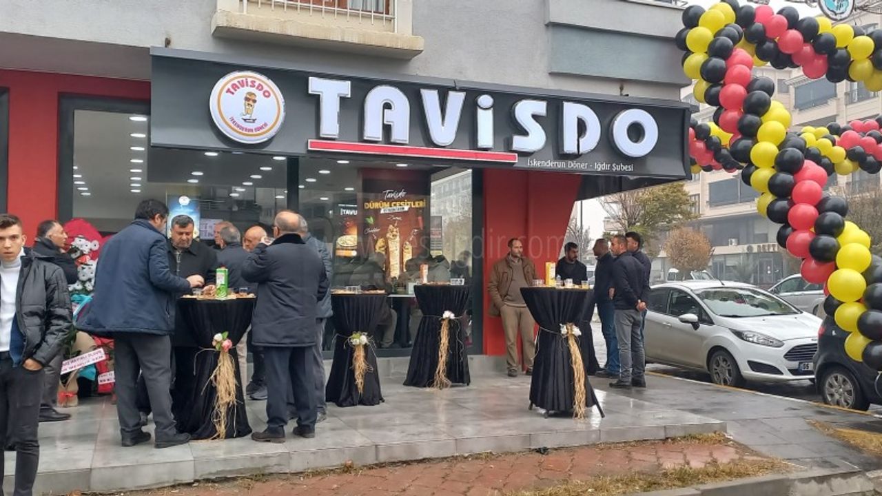 TAVİSDO İskenderun Dönerden Görkemli Açılış