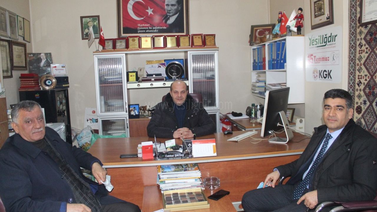 AK PARTİ İL BAŞKANI VE TEŞKİLAT BAŞKANINDAN NEZAKET ZİYARETİ