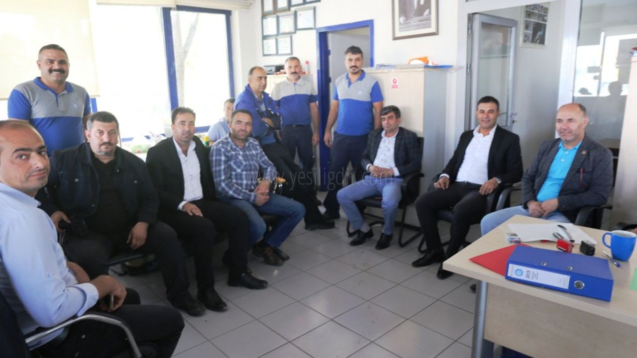 Iğdır Belediye  Başkanları ve Meclis üyeleri TÜV TÜRKü ziyaret etti