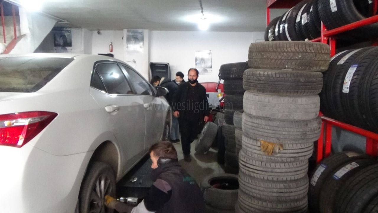 KAR YAĞMAYAN IĞDIR DA KIŞ LASTİĞİ YOĞUNLUĞU