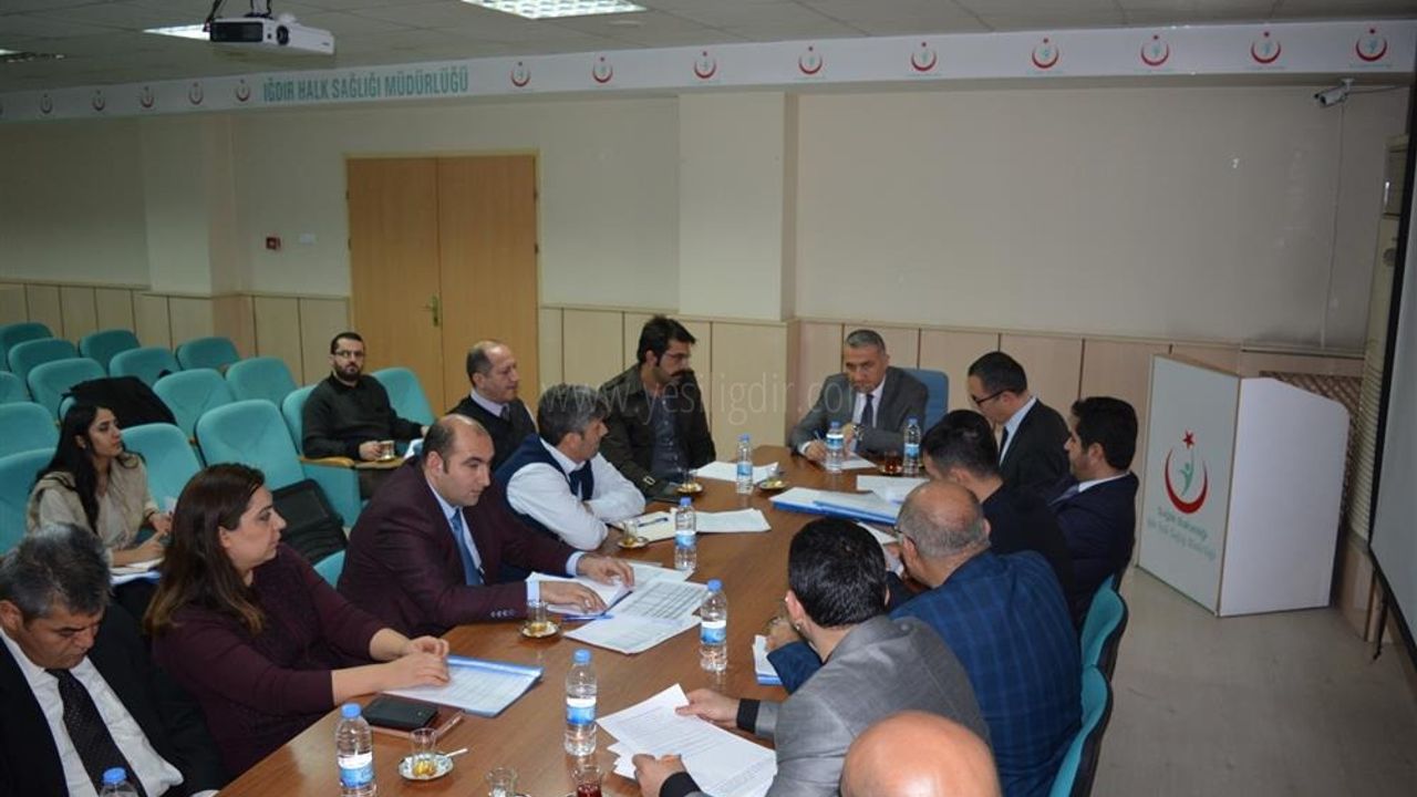 Iğdır İl Sağlık Müdürlüğünden  Değerlendirme Toplantısı