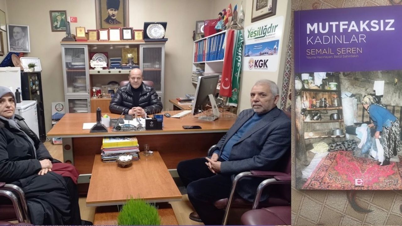 İŞ İNSANI NİYAZİ ŞEREN VE YAZAR EŞİ SEMAİL ŞERENDEN GAZETEMİZE NEZAKET ZİYARETİ