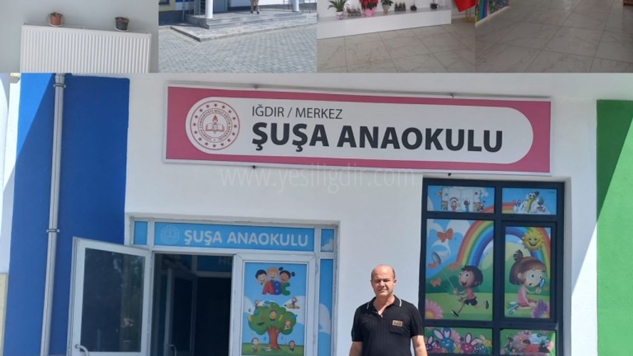 SÜRKİTTEN ŞUŞA ANAOKULUNA KURULUM DESTEĞİ