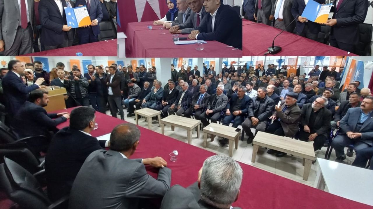 Tutulmaz ve Arslantürk Ak Parti  Milletvekilliği aday adaylığını açıkladı