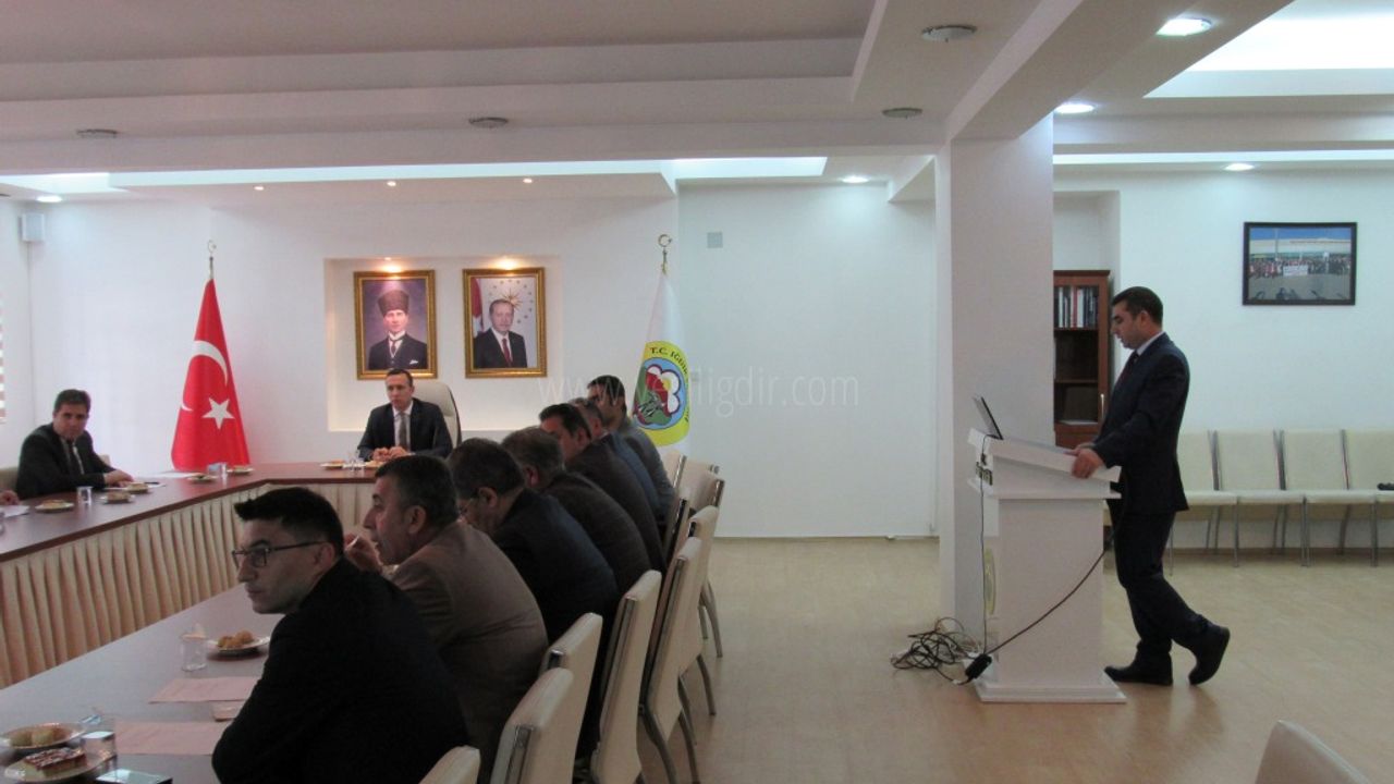 İL İSTİHDAM VE MESLEKİ EĞİTİM KURUL TOPLANTISI YAPILDI