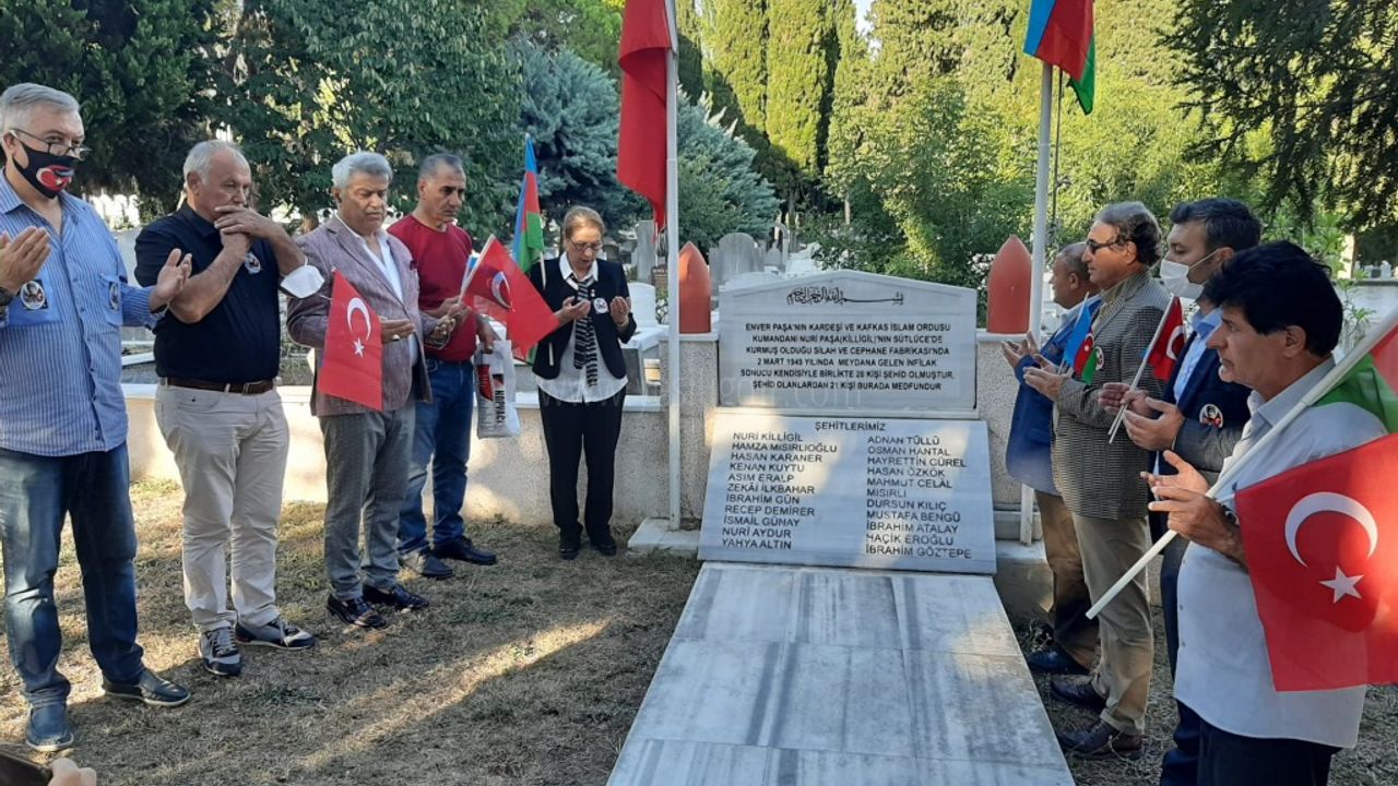 KAFKAS İSLAM ORDUSU KOMUTANI NURİ PAŞA İSTAD TARAFINDAN İSTANBUL''DA ANILDI