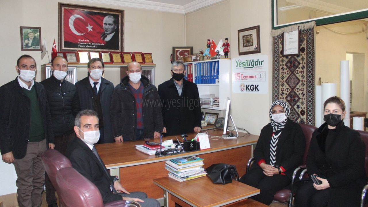 DEVA PARTİSİNDEN NEZAKET ZİYARETİ