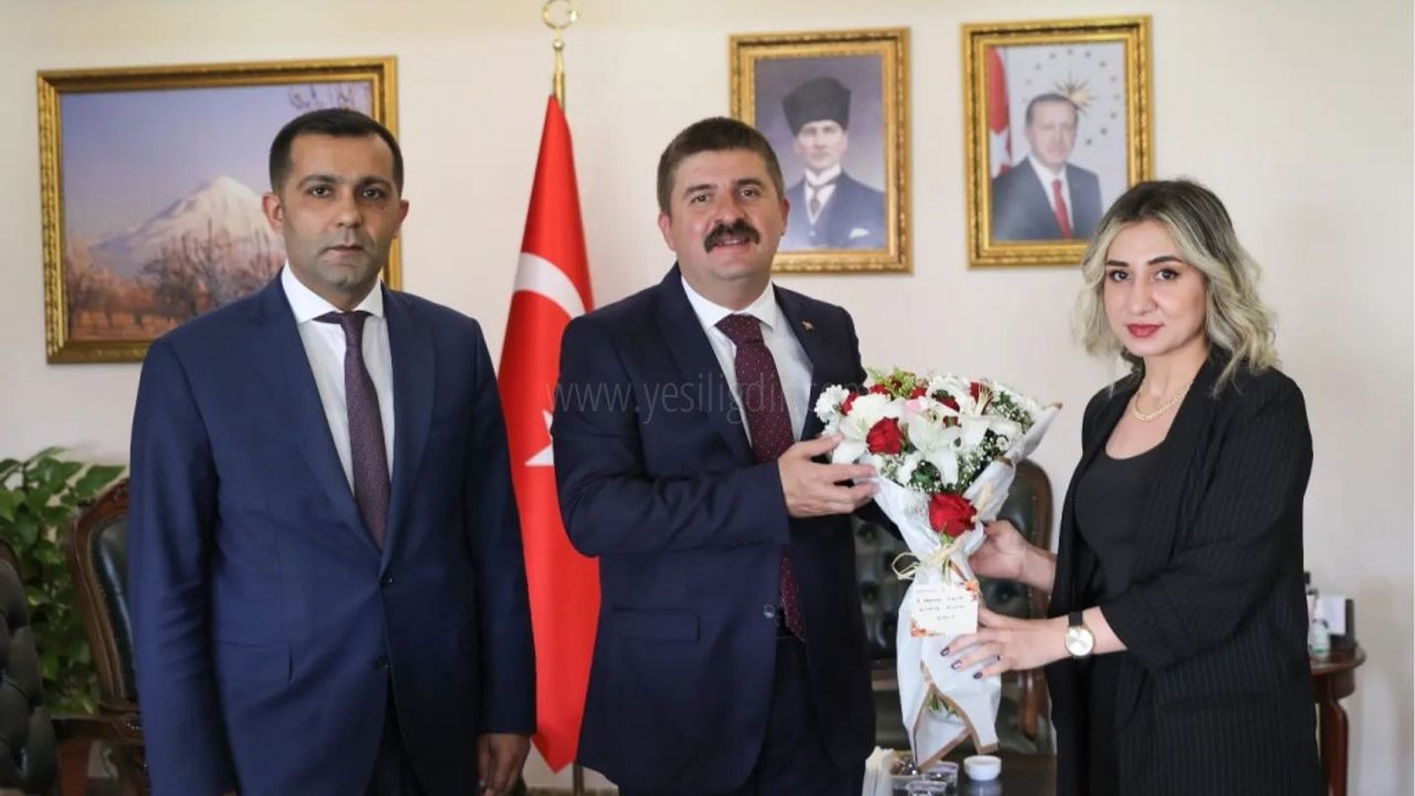 Vali H Engin Sarıibrahime  Türkiye Çevre Haftası Ziyareti