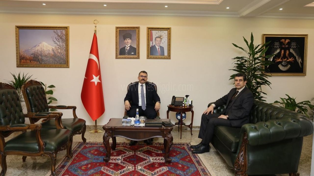 Emniyet Müdürü Erden Sakaryadan Vali  Ercan Turana Ziyaret