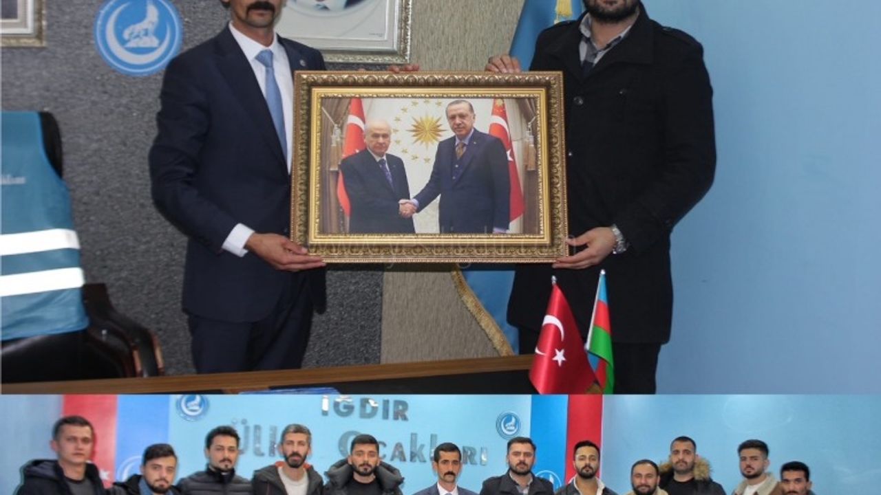 AK PARTİ GENÇLİK KOLLARINDAN IĞDIR ÜLKÜ OCAĞINA ZİYARET