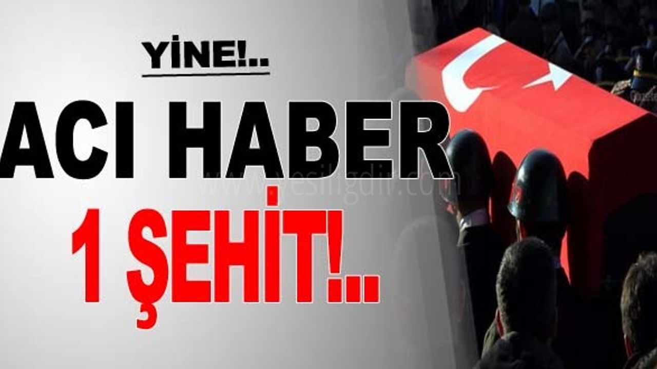 KARAKOLA  SALDIRI 1 ŞEHİT