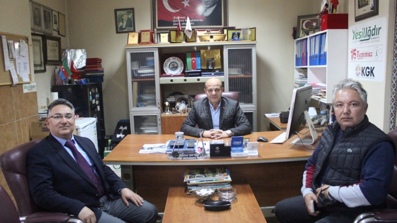 IĞDIRIN GURURU DOÇ DR SEDAT IŞIKAY GAZETEMİZİ ZİYARET ETTİ