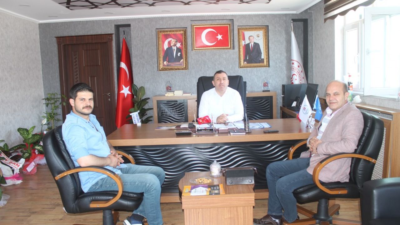 SPOR MÜDÜRÜ YAVAŞERE  HAYIRLI OLSUN ZİYARETİ