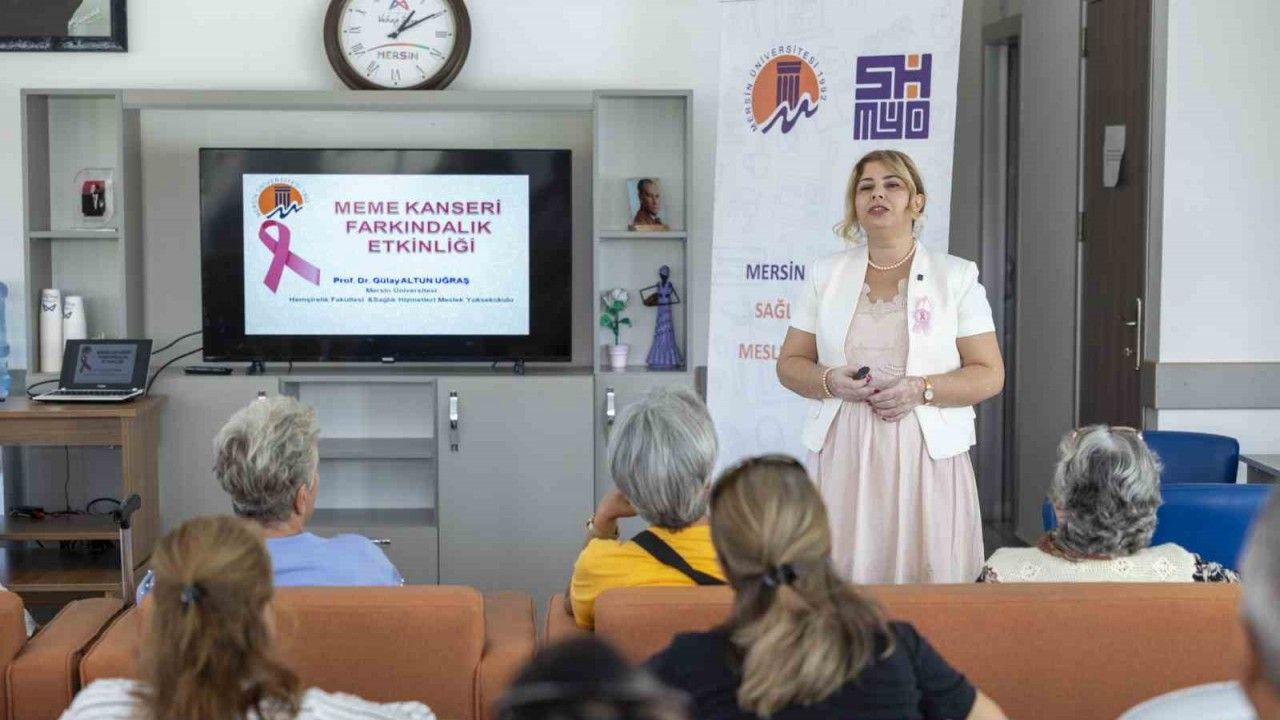 Mersin’de emekli kadınlara meme kanseri farkındalık eğitimi