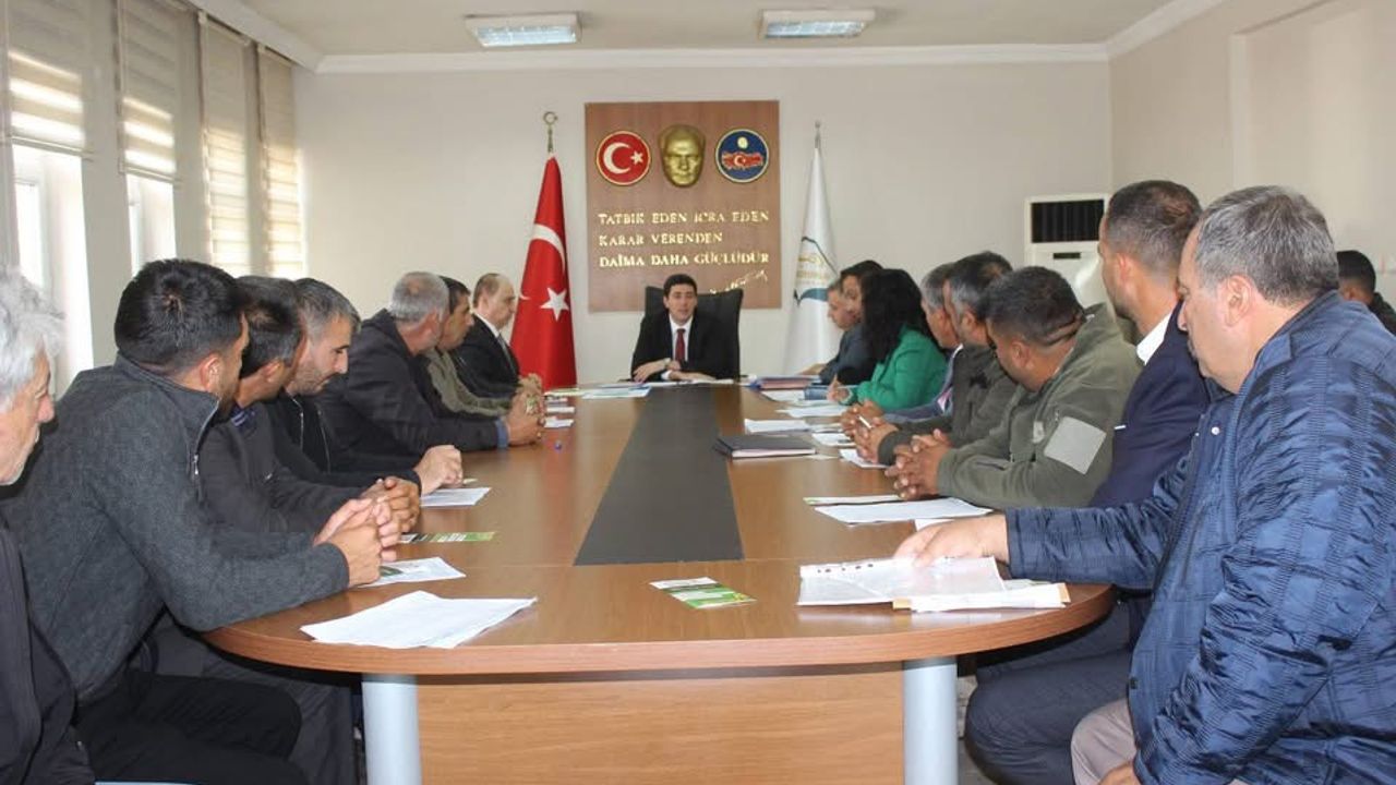 Karakoyunlu’da Genel Tarım Sayımı Bilgilendirme Toplantısı Yapıldı