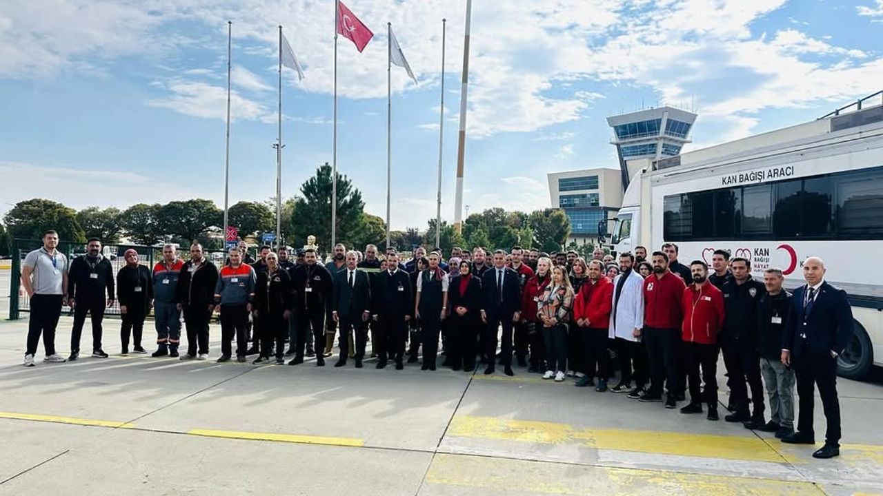 DHMİ Iğdır Havalimanı Ekibinden Anlamlı Kan Bağışı Etkinliği