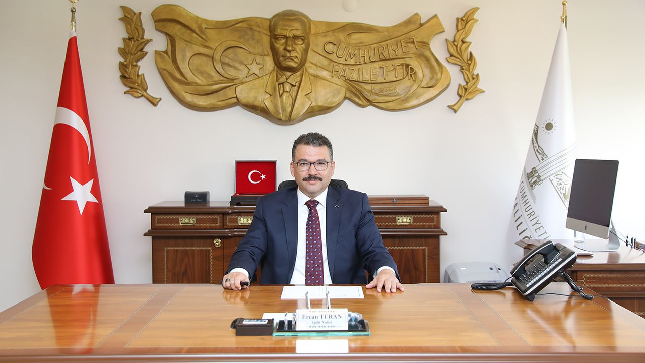Vali  Ercan Turan'ın "29 Ekim Cumhuriyet Bayramı" Mesajı