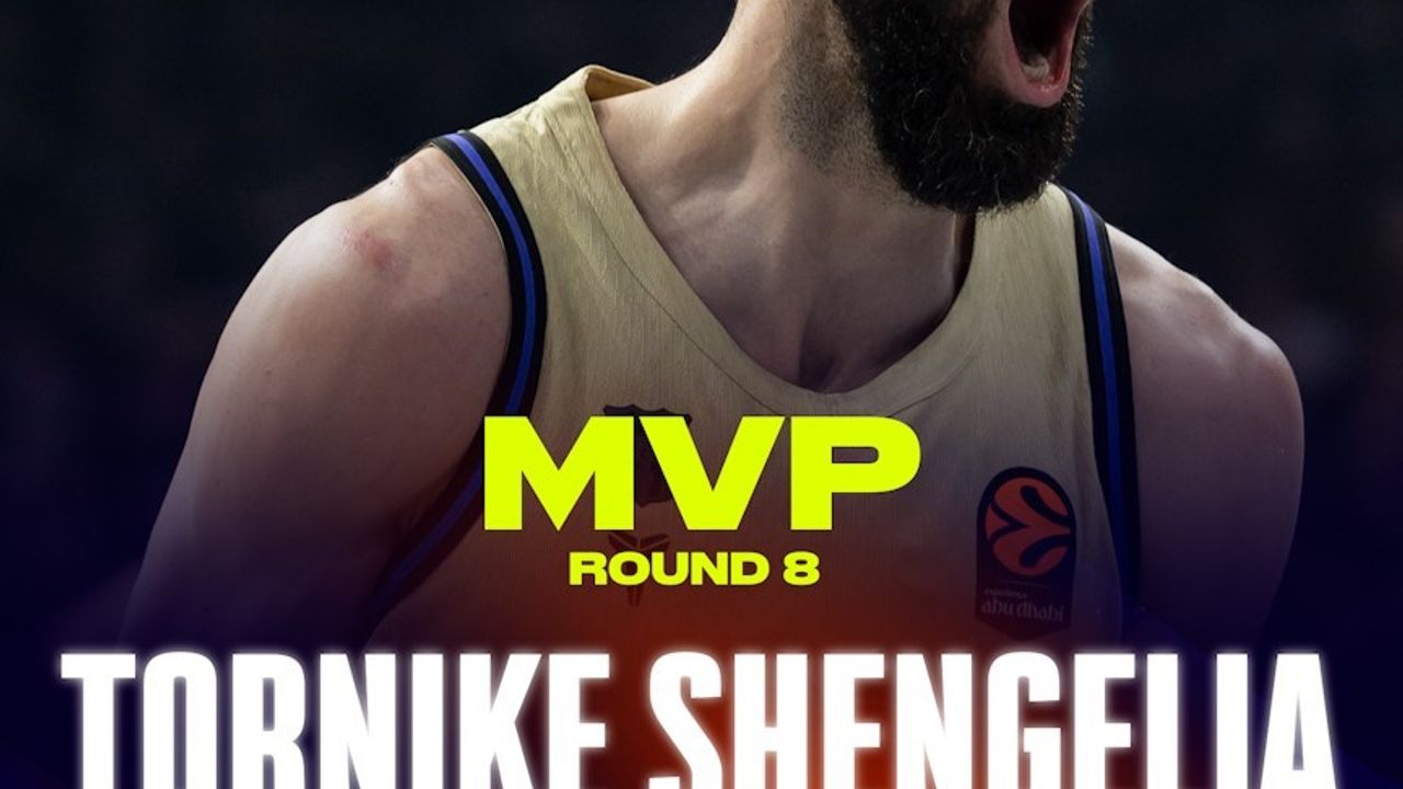 Euroleague’de 8. haftanın MVP’si Tornike Shengelia oldu