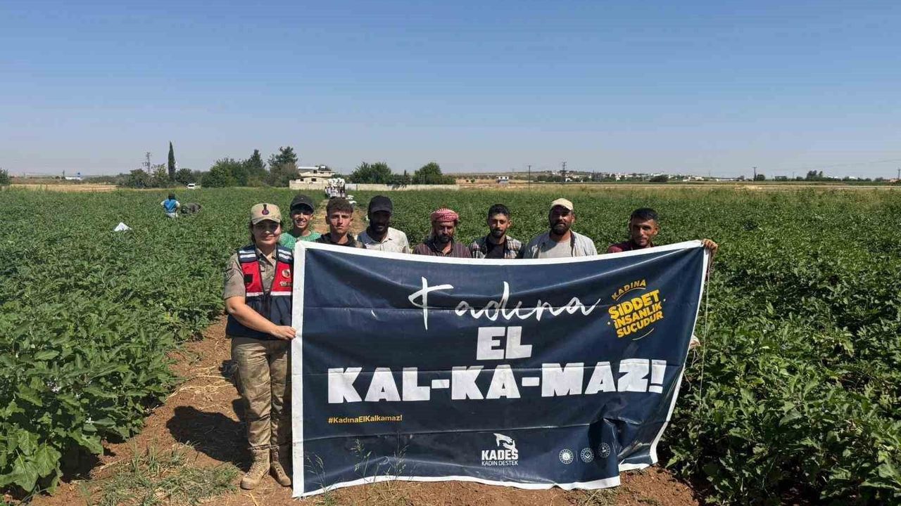 Kilis'te kadına karşı şiddet ve KADES bilgilendirmesi