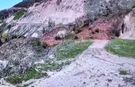 Tokat'ta heyelan güvenlik kamerasına yansıdı