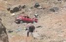 Halı Kışla Mevkiinde Korkutan Kaza: Araç 50 Metre Aşağı Uçtu, Sürücü Yaralanmadan Kurtuldu