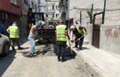 Bozulan yollar için ekipler sahada