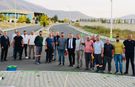 Iğdır Üniversitesi Bordürleri Yeşil Beyaza Boyadı