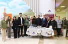 AİÇÜ'de öğrencilerden Ağrı'nın geleneksel lezzeti omaç helvası ikramı