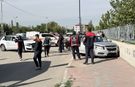 IĞDIR MİLLET BAHÇESİ YANINDA SIKIŞTIRMALI TRAFİK KAZASI