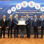 Erzurum Ticaret Borsası'na 5 yıldızlı akreditasyon belgesi