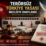 İletişim Başkanı Duran: '(Terörsüz Türkiye yasası) Kanun teklifinin 467 oyla kabul edilmesi, Terörsüz Türkiye hedefimiz doğrultusunda ortaya konulan iradenin göstergesidir'