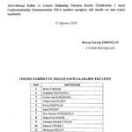 Cumhurbaşkanı Tarafından İmzalanan Alevi-Bektaşi Kültür ve Cemevi Başkanlığı Danışma Kurulu Açıklandı