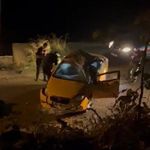 Ticari taksi şarampole yuvarlandı: 1 ölü