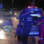 Trafik kazasında yaralanan sürücü, kızı ve torununu görmeden hastaneye gitmek istemedi