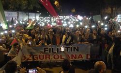 Amasya"da 5 binden fazla kişinin katılımıyla Filistin"e destek yürüyüşü düzenlendi