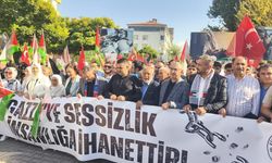 IĞDIR"DA FİLİSTİN''E DESTEK YÜRÜYÜŞÜ: “İSRAİL TAMAMEN YOK EDİLMEDEN BÖLGEYE HUZUR GELMEZ”