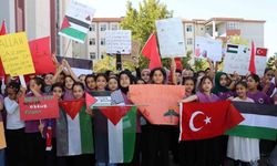 Öğrencilerden Filistin için farkındalık etkinliği