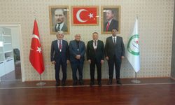 Azerbaycan ve Nahçıvan Rektörlerinden Rektör Gürel’e Ziyaret