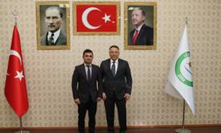 Iğdır Toprak Mahsulleri Müdürü Nihat Atalar’dan Rektör Gürel’e Ziyaret