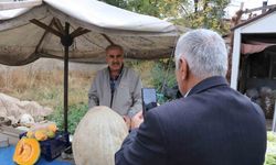 Ata tohumu 51 kiloluk dev kabak ilgi odağı oldu