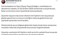 Cumhurbaşkanı Erdoğan, Kuveyt, Katar ve Umman’ı ziyaret edecek