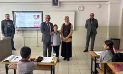 Hayat kurtaran öğretmene tebrik ziyareti