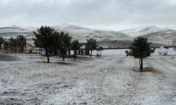 Karayazı’da karla gelen güzellik