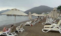 Marmaris’te yağmur ve deniz keyfi bir arada