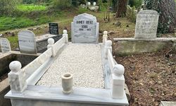 Ordu’nun ikinci valisinin kabrinde bakım çalışması yapıldı