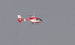 Van’dan Gaziantep’e helikopter ambulansla hasta nakli